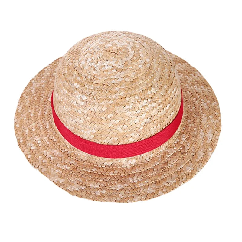 Chapeau One Piece – Accessoire Cosplay Anime Unisex, Style Pirate Luffy, Décoration & Collection