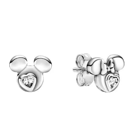 Boucles d’oreilles femme en argent 925 MINISO | Disney Mickey, ailes, fleurs & éléphant – Bijoux fantaisie, studs & hoops