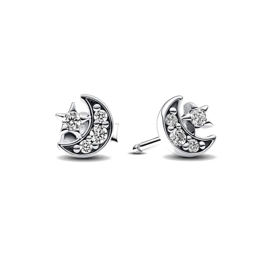 Boucles d’oreilles femme en argent 925 MINISO | Disney Mickey, ailes, fleurs & éléphant – Bijoux fantaisie, studs & hoops