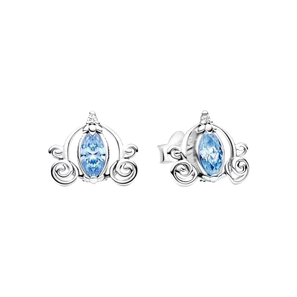 Boucles d’oreilles femme en argent 925 MINISO | Disney Mickey, ailes, fleurs & éléphant – Bijoux fantaisie, studs & hoops