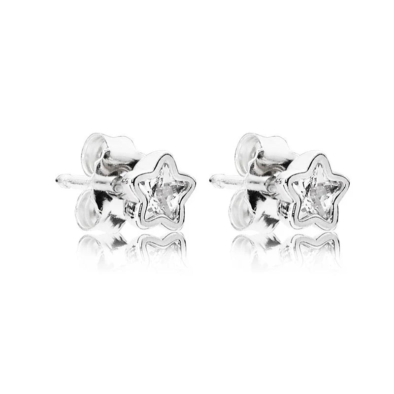 Boucles d’oreilles femme en argent 925 MINISO | Disney Mickey, ailes, fleurs & éléphant – Bijoux fantaisie, studs & hoops