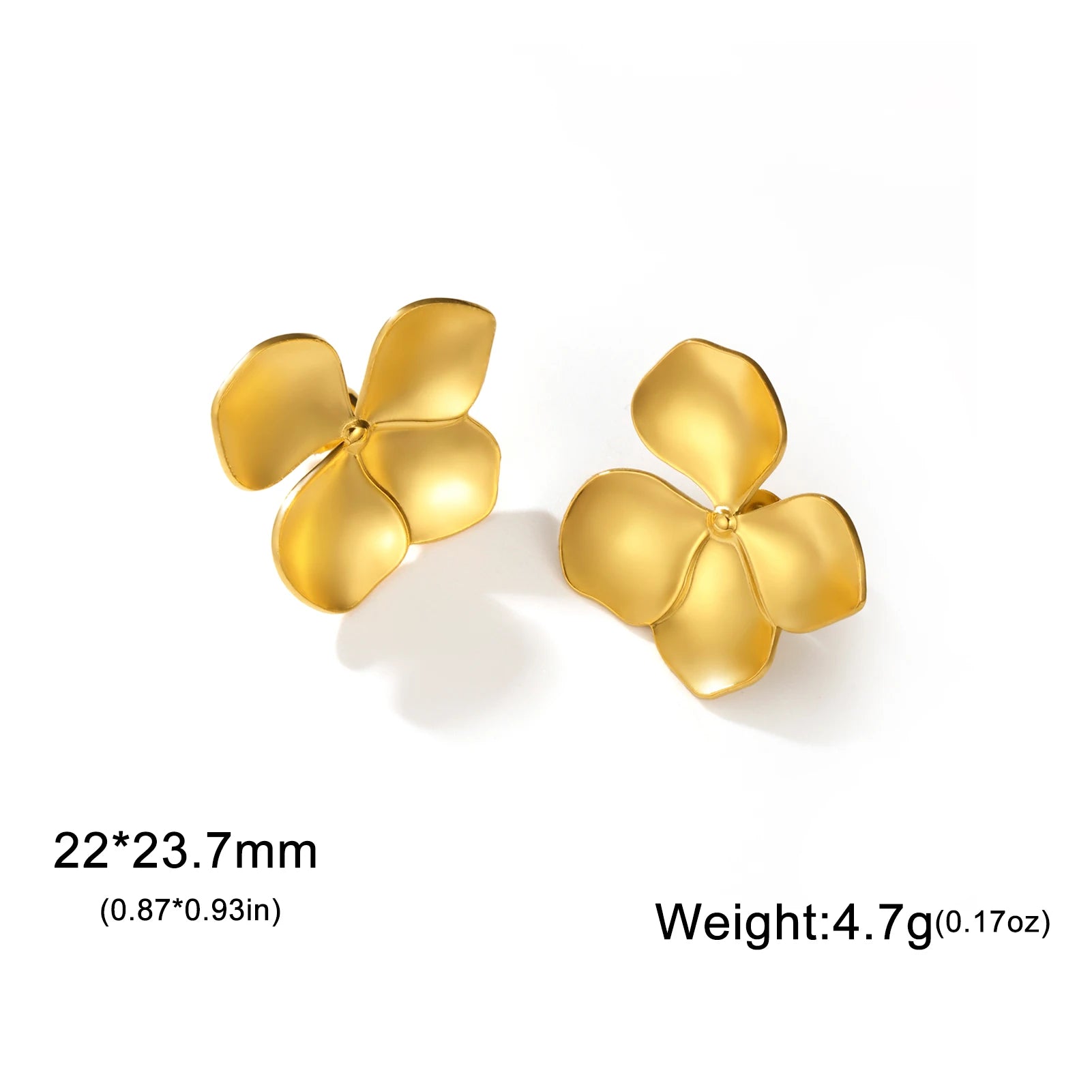 Boucles d’oreilles fantaisie bohème dorées – Bijoux tendance femme.