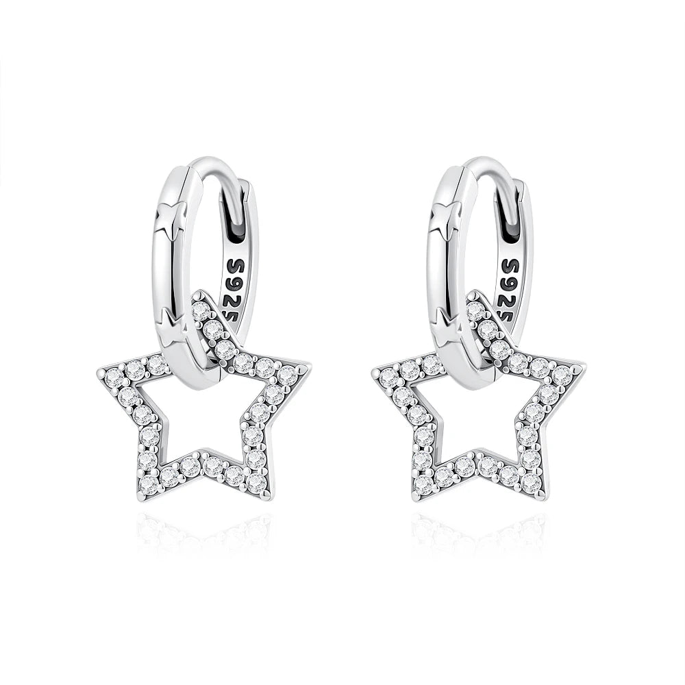 Boucles d’oreilles femme en argent 925 MINISO | Disney Mickey, ailes, fleurs & éléphant – Bijoux fantaisie, studs & hoops